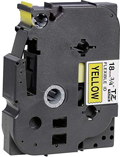 Brother TZFX641 Druckband Rolle 1,8 cm schwarz auf gelb