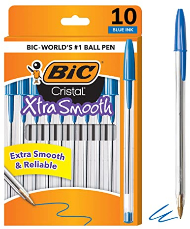 Bic msp101-blu Cristal Extra Suave bolígrafos, Multicolor
