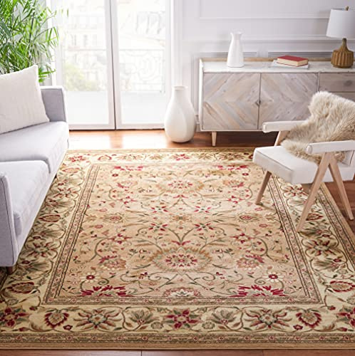 SAFAVIEH Lyndhurst Square Rug 6', Beige & Ivory LNH212D