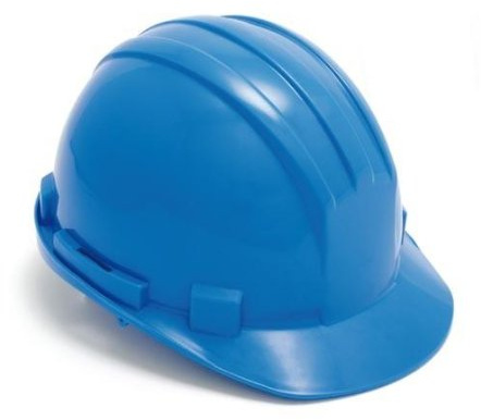 PWS 6 Point Hard Hat Safety Helmet Adjustable Sweat Foam Band (Blue)
