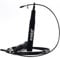 EVEREST FITNESS Skipping Rope, Adjustable, Stainless Steel Handles, 3.05m, Plastic, Black
