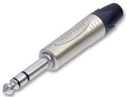 NEUTRIK NP3X Phone Audio Stecker Professional Stecker 6,35mm 3 Kontakte Kabelhalterung Metallkörper (10 Stück)