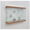 VM ART DESIGN GLASS Glashängevitrine VMBR3HT-TR (Cherry Wood)