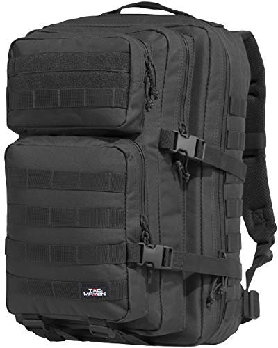 TAC MAVEN Assault Groß Rucksack Schwarz