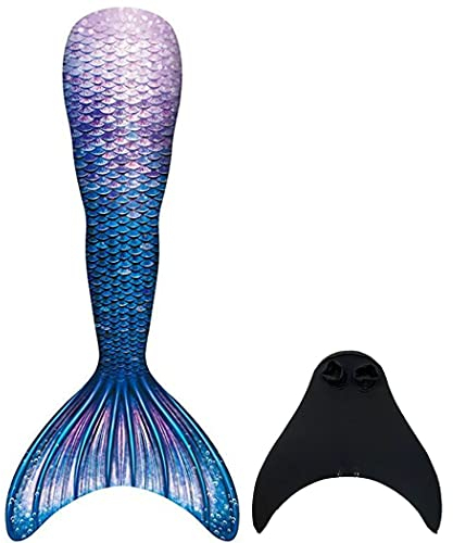 DNFUN Meerjungfrauenflosse Mädchen Neuer Mermaid Tail Badeanzug Meerjungfrauschwanz mit Meerjungfrau Flosse für Erwachsene und Kinder