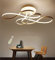 GHY LED Deckenleuchte Modern Wohnzimmerlampe Creative Aluminium Acryl Design Lampe Decke Fixture Beleuchtung Innen Dekorative Deckenbeleuchtung Für Schlafzimmer Küche Büro,Gold,70x40cm/110W