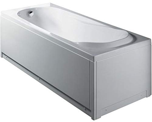 Coque de baignoire rectangulaire modèle Shiro avec panneaux 180 x 80 cm