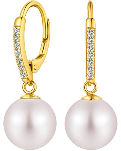 Perlenohrringe Hängend Silber Perle Ohrringe Gold Hängend Perlen Ohrringe Weißgold Diamant Perlenohrringe Silber Gold