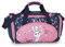 Umhängetasche Sporttasche für Mädchen Kinder Reisetasche mit Hase Bunny - 14,2 Liter - 35 x 22 x 18,5 cm, blau/rosa