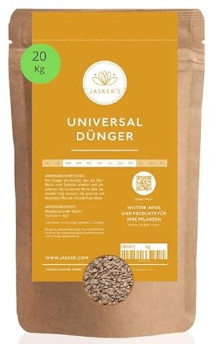 Universaldünger 20 Kg | Organischer Pflanzendünger Für Deinen Garten | Langzeitdünger Für Obst und Gemüse | Nährstoffreicher Dünger Mit Magnesium Für Frischgrünes Blattwerk20
