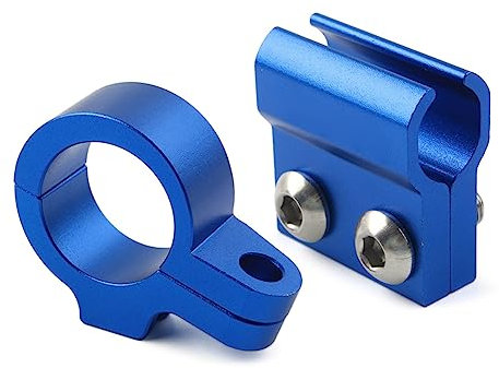 FSFYUK Motorcycle Front Brake Cable Hose Clamp Line Holder Guide Aluminum for HONDA CR80R/85R, CR125R/250R, CRF150R-450R Blue