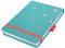 SIGEL JN344 Notizblock A6+, dotted, Jolie Rainbow Turquoise, Hardcover, 79 Blatt, aus nachhaltigem Papier