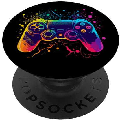 Game Controller Gamer Computer Gamer Geek PopSockets Klebender PopGrip
