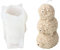 Xidmold 3D Schaf Silikonform Kerzenform, Tier Backform Silikon Formen für Fondant, Tortendeko, Schokolade, Seife, Gips, Sojawachs Kerzen, Epoxidharz Handwerk (K)