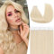 Benehair Tape in Extensions Echthaar, Invisible Tape Extensions Echt Haar, 20Pcs 30g Haarverlängerung Echthaar Tapes, Remy Natural Tapes Extensions Echthaar, 40 CM Platinblond #60
