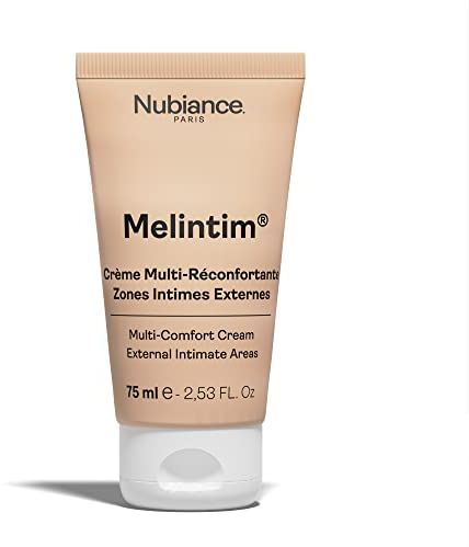 NUBIANCE - Melintim 75ml - Multi-Comforting Creme für äußere Intimbereiche - Nach dem Wachsen oder Rasieren - Reduziert eingewachsene Haare - Bikini Line - Dermatologisch getestet
