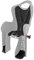 Generico SEGGIOLINO Posteriore Bici con Attacco PORTAPACCO per Bambini OMOLOGATO 22KG Vari Colori HTP Made in Italy (Grigio Chiaro)