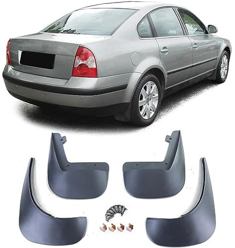 Schmutzfänger Set vorne und hinten Schwarz für VW Passat B5 3BG 00-05