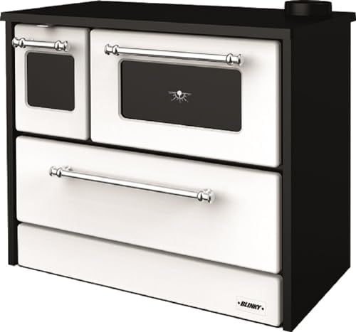 BLINKY Cocina de leña con Horno, Color Blanco