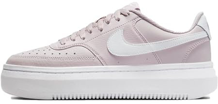 NIKE Damen Court Vision Alta Sneaker, Hellrosa Weiß, 41 EU