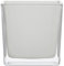 Glasvase Würfel Cubic weiß Quadratisch 8 x8 x 8cm