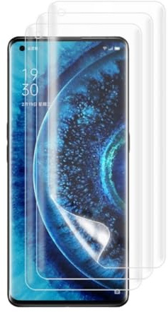 nulala 3 Pezzi Pellicola Protettiva per OPPO Find X3 Neo, HD Chiaro Idrogel Protezione Schermo TPU Flessibile per OPPO Find X3 Neo - Anti Graffio, Facile da Installare