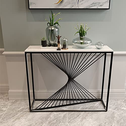 Narrow Console Table Wide Contemporary Console Table Sofa Table Modern Porch Table Rectangular Minimalist Slate Narrow Shelf Strip Case