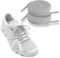 UamGlsob Flache dünne Schnürsenkel für Sportschuhe, 6mm Gym Schnüre Schuhbänder Ersatz für Trainers, Thin Running Shoe Laces Shoelaces (Grey, 39/100cm)