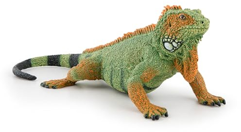 Leguan-Figur Spielzeug, Wildtiere-Kollektion, ab 3 Jahren | Ein Reptil mit auffälligen Schuppen | handbemalt | Sammlerstück | tolle Geschenkidee für die ganze neugierige Familie heute
