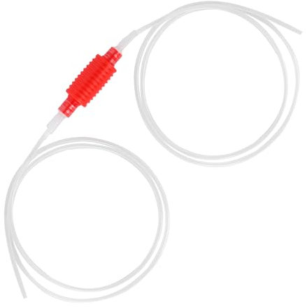 Pompa manuale per benzina,pompa per serbatoio,pompa di aspirazione con 2 fascette da 1,75 m,pompa manuale per carburante,pompa di trasferimento,pompa a sifone per benzina, carburante, diesel,acquario