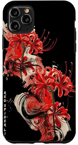 Hülle für iPhone 11 Pro Max Retro Spinnenlilie in Japan Soft Grunge Pastell Goth Ästhetik