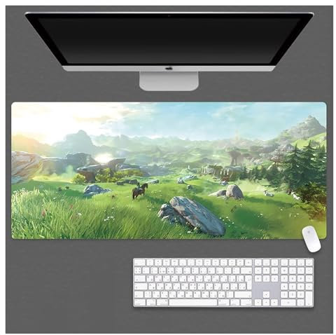 Tapis De Souris Gamer Tapis De Souris De Jeu For Ordinateur Portable - Tapis De Bureau Animé - Tapis De Souris Animé - Tapis De Souris De Jeu - Clavier PC Étendu - Étanche Et Antidérapant(D,900x400mm)