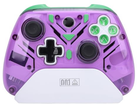 Fockety Gamecontroller, Bluetooth-Controller, Gaming-Controller, Switch-Controller, PC-Controller, Pro-Controller, Kompatibel mit für Android, OS X, Steam Deck, (Purple)