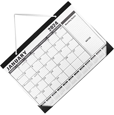 Lurrose Englischer Wandkalender 2023–2024 Großer Tischkalender Für Büro Und Zuhause