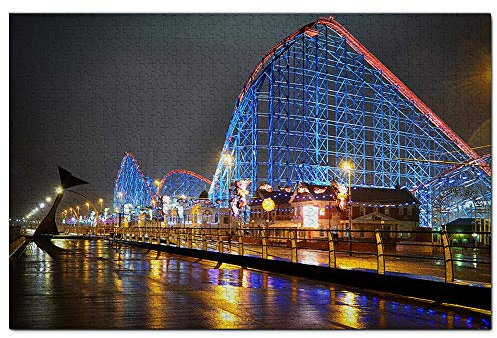 UK England Blackpool The Big One Jigsaw Puzzle 1000 Piece Game Artwork Travel Souvenir 38x26CM
