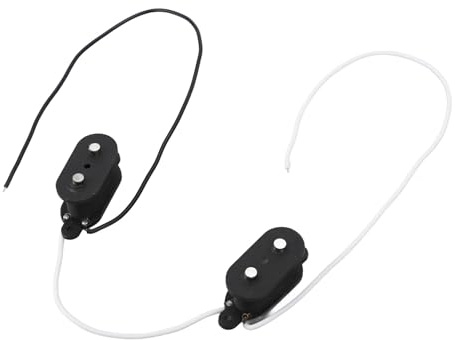 Dilwe Ensemble de Micros, 2 Micros Alnico V à Bobine Unique avec Empotage de Cire et Conception RWRP pour Fd et Guitare Basse