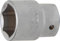BGS 3433 | Steckschlüssel-Einsatz Sechskant | 20 mm (3/4) | SW 33 mm