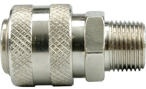 Druckluft Schnellkupplung 1/4 mit Außengewinde