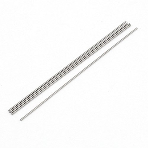 sourcing map 5 x Steel Rod 1 mm Dia 100 mm lang für-Lager Ersatz de