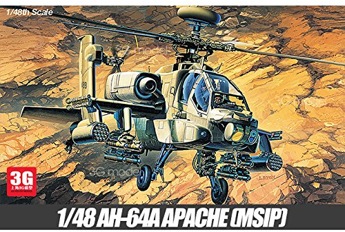 Academy US Hubschrauber Modell 12262 AH-64A Apache Angriff Hubschrauber
