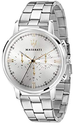 Maserati Herren Armbanduhr Multi Zifferblatt Quarz Edelstahl R8873630002