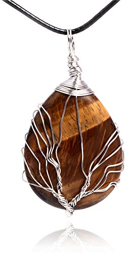 Sweet & Happy Girl's Gemstone Art Beads 30 x 55 mm handgefertigt Mesh Dream Catcher Golden Sand Stein flach Drop Worry Semi Precious Charkra Anhänger Schmuck für Frauen, 30x55mm Yellow, 30x55mm