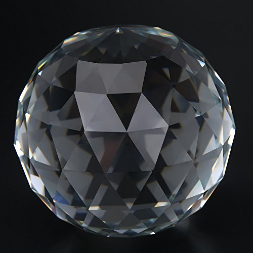 Hilitand - Bola de Prisma Transparente con Forma de Cristal de 80 mm para decoración de fotografía de Interior