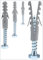 1STec 4 x M10 x 50 mm forte ancoraggio satellitare in nylon Mungo tasselli da parete + vite per coach resistente con testa esagonale da 13 mm per il fissaggio di antenne o cielo