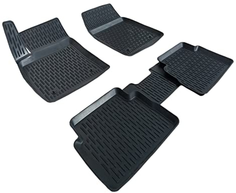 SCOUTT | 3D TPE Gummifußmatten Gummimatten Passend Für Insignia 2008-2017, Schwarz, Anti-Rutsch, Abwaschbar, Allwetter, Hohes Rand, 4-Tlg