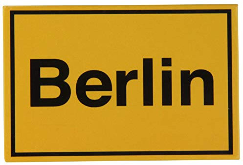 Kühlschrank-Magnet Berlin-er Ortsschild | Starker Halt | Foto-Magnet 8 x 5,5 cm | typisches Souvenir