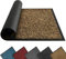 Mibao Fußmatte für Innen & Außen, 90x150cm Schwarz Braun Fußmatten, Dauerhaft Waschbar Fussmatte, Schmutzfangmatte rutschfest für Eingangsbereich, Türmatte mit Naturkautschukrücken