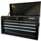 Workington Portable Metal Tool Chest with 6 Drawers, 24 6-Drawer Tool Chest Cabinet with Ball Bearing Drawer Slides, Steel Tool Storage Box Organizer 4005 Black