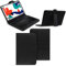 NAmobile Tastatur Schutzhülle kompatibel für Huawei MatePad T10 / T10s Tasche Keyboard USB Hülle QWERTZ Standfunktion Universal Cover, Farben:Schwarz