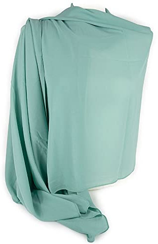 Emila Stola donna verde chiaro foulard colorati cerimonia coprispalle elegante scialle grande da matrimonio per abito da sera ragazza signora anziana primavera estate 2025 Verde salvia